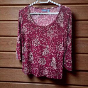 Cute tres you brand Top - Paisley Print - Size M